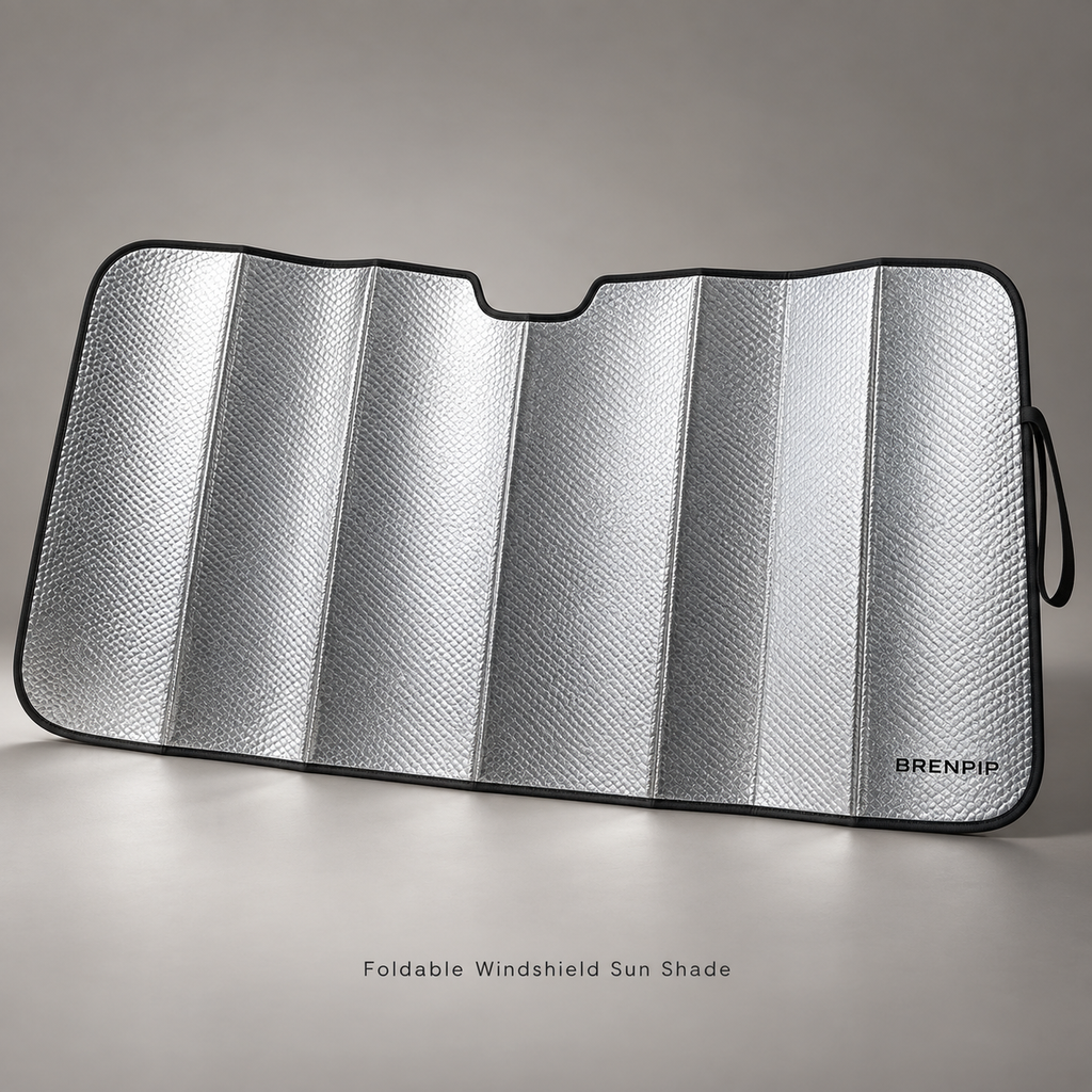 BRENPIP® Folding Windshield Sunshade – Reflective Car Shade