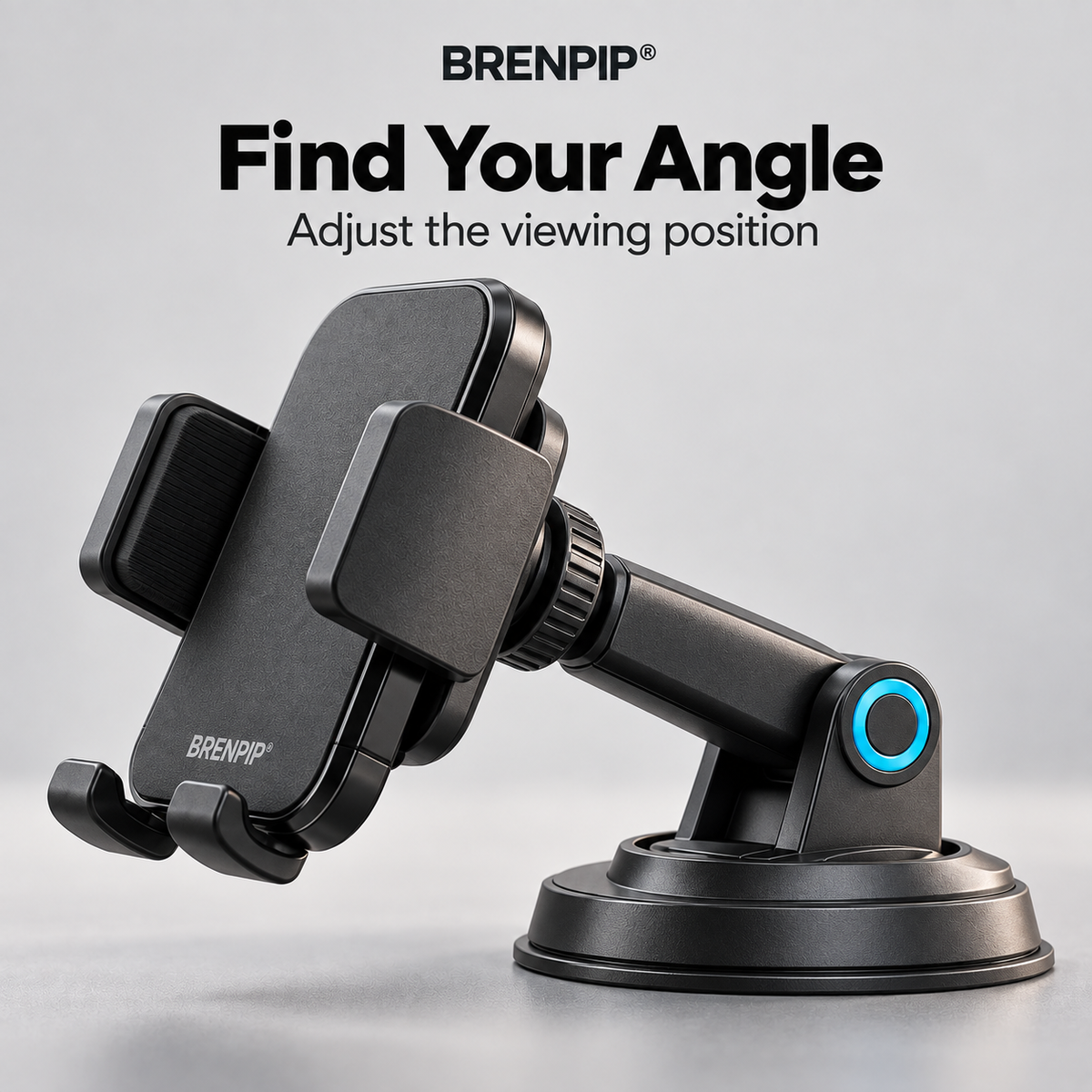 BRENPIP® Dashboard Phone Mount – Adjustable Car Phone Holder