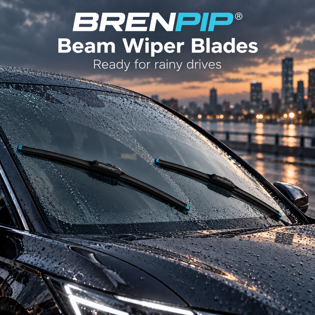 BRENPIP® Beam Wiper Blades – Sleek Front Windshield Pair