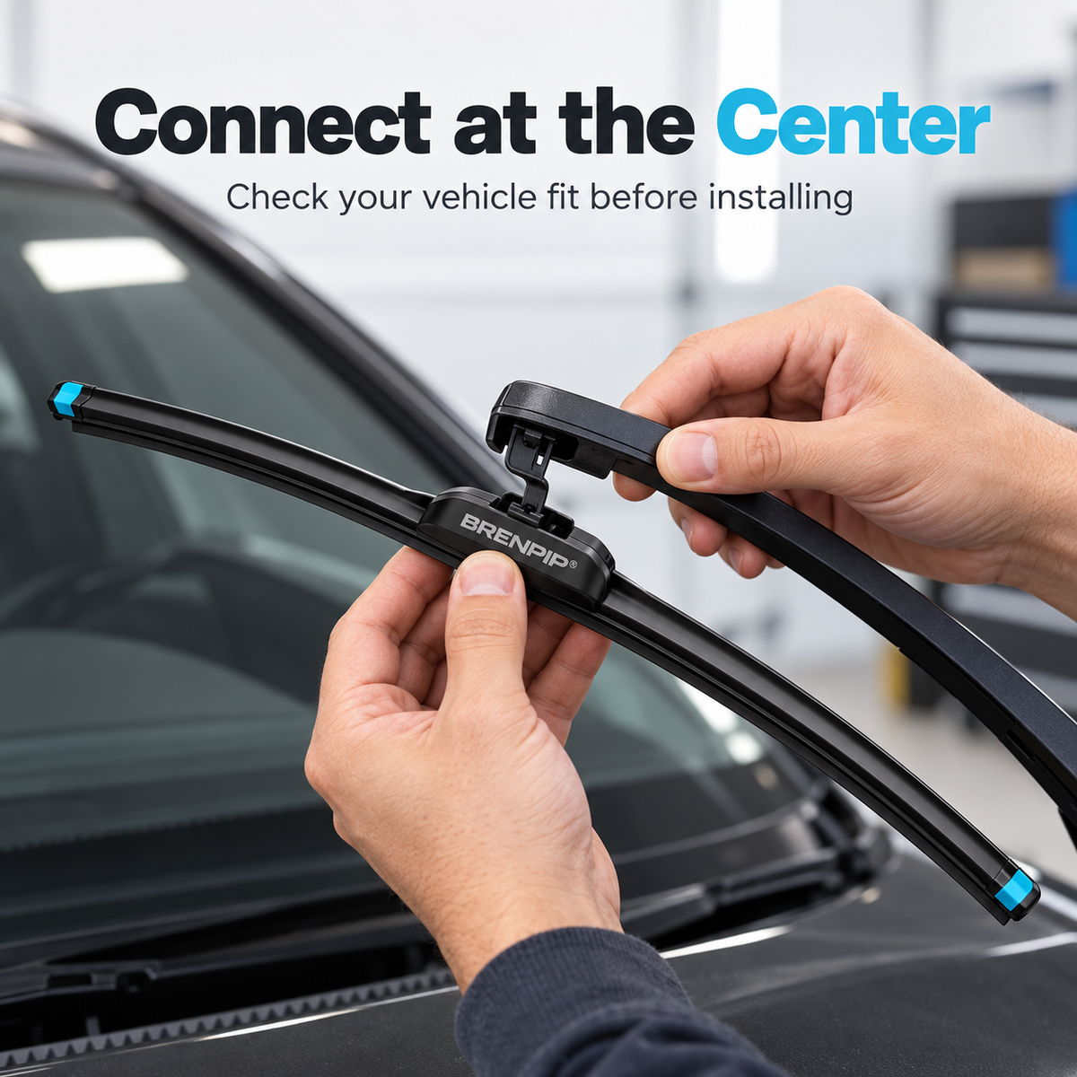 BRENPIP® Beam Wiper Blades – Sleek Front Windshield Pair